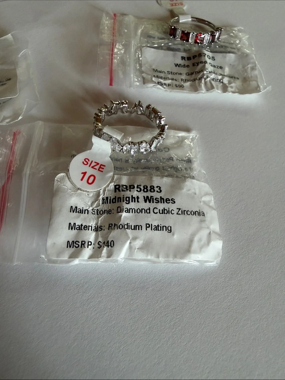 Size 10 BP rings - Set of 3